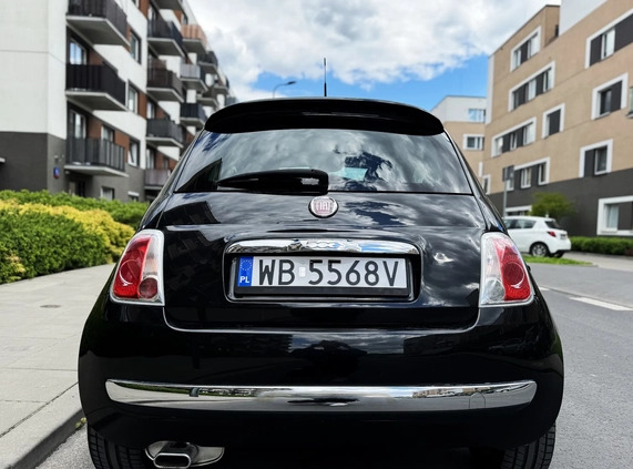 Fiat 500 cena 29999 przebieg: 134000, rok produkcji 2009 z Warszawa małe 407